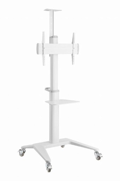 GEMBIRD Podni stalak za TV TVS-70T-02-W, 37"-70", s kotačima, bijela